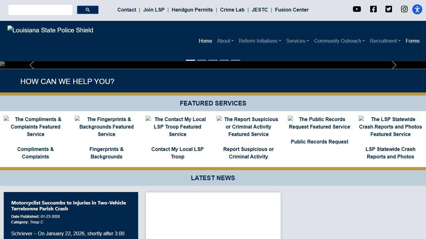 Home - Louisiana State Police